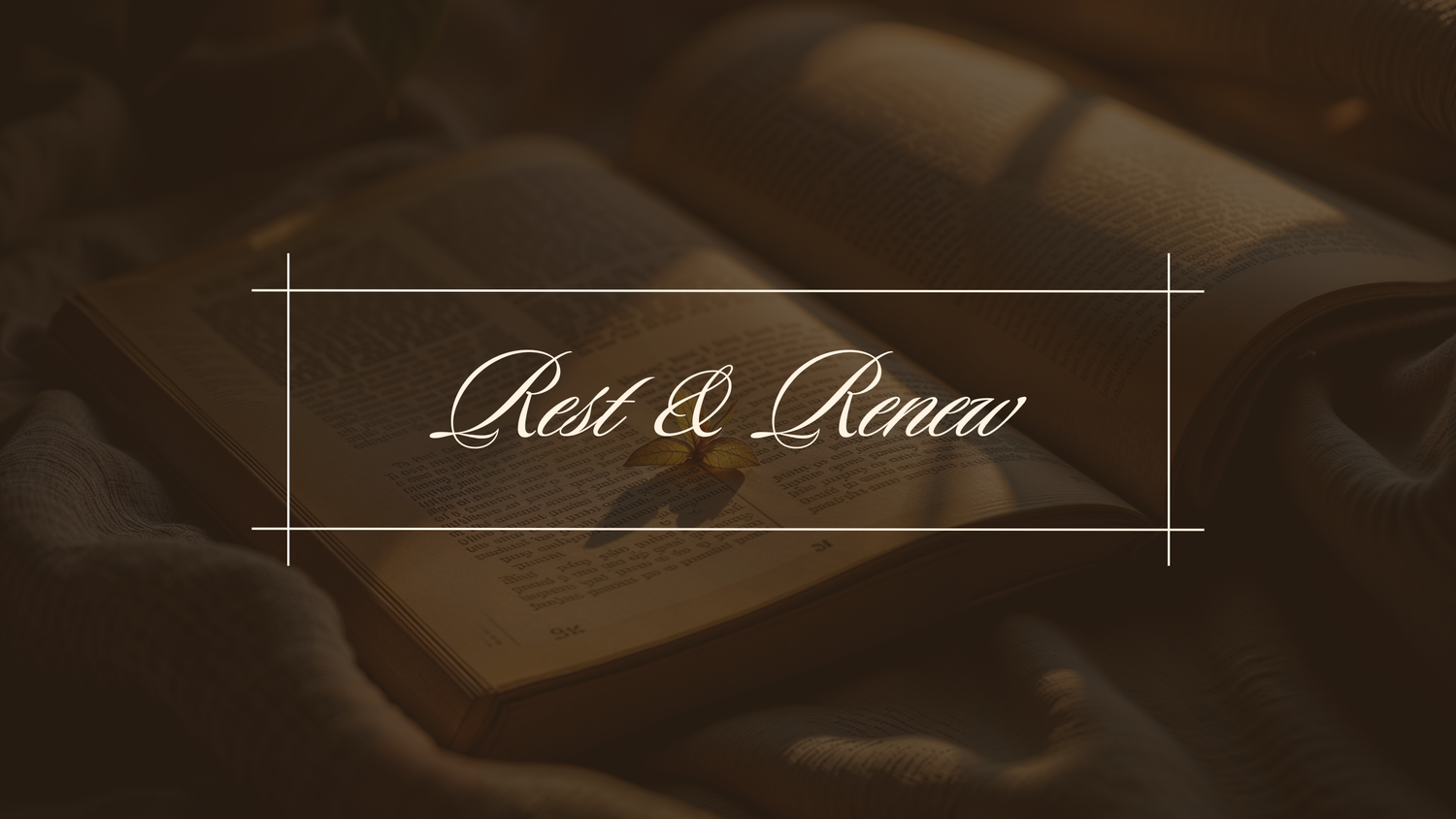 Rest & Renew